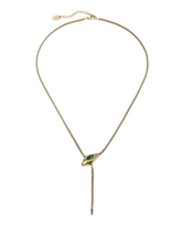 All I Think About Is Karma Snake Necklace