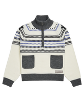 Folklore Album Quarter Zip Up Sweater