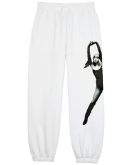 The Life of a Showgirl Shiny Bug White Sweatpants