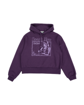 The Story Of Us Purple Crop Hoodie