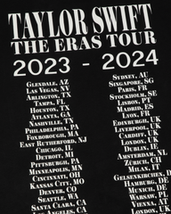 Taylor Swift | The Eras Tour Through Vancouver II Black T-Shirt