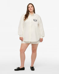 TS Crest White Oxford Shirt