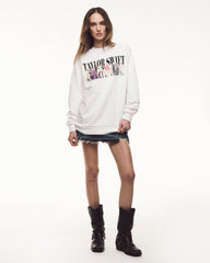 TTPD Eras White Crewneck