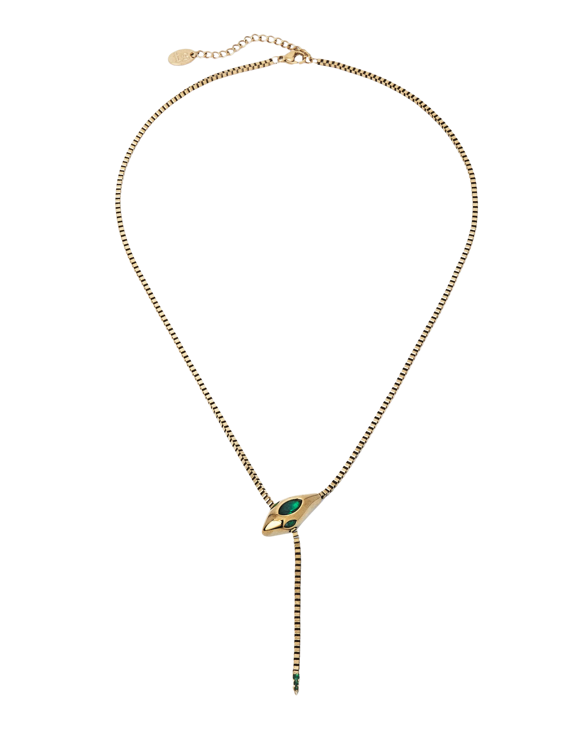 All I Think About Is Karma Snake Necklace