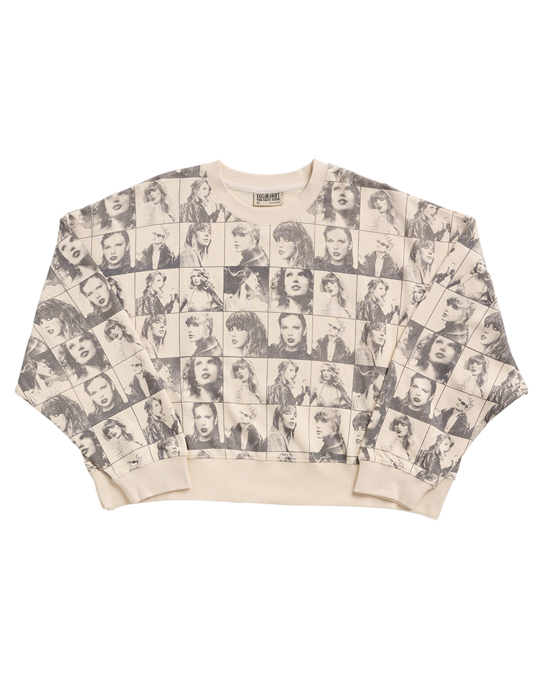 Taylor Swift | The Eras Tour Cropped Beige Pullover