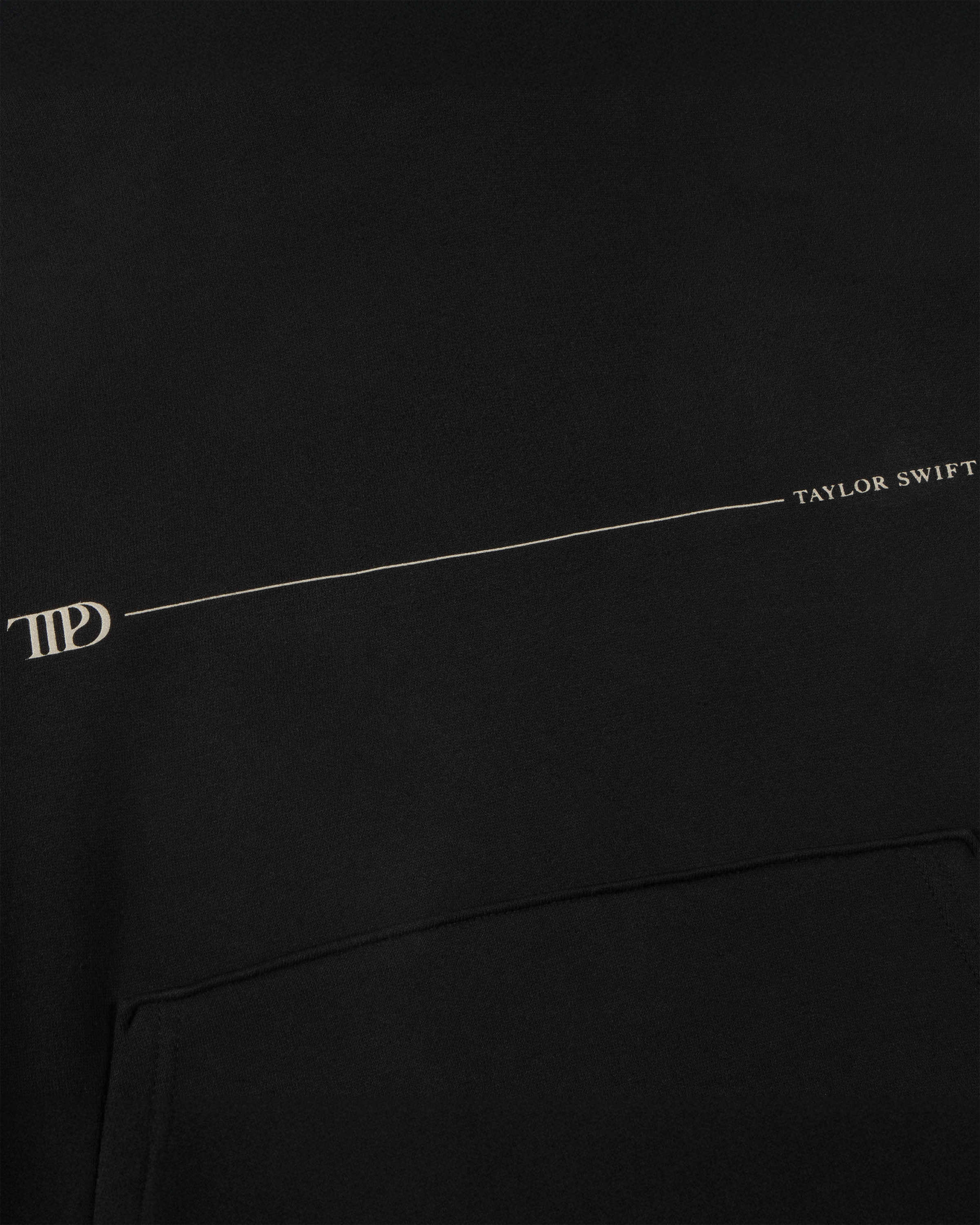 The Tortured Poets Department Black Hoodie