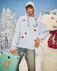 Sequin Red Lip Classic Thing That You Like Crewneck Sweatshirt