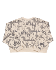 Taylor Swift | The Eras Tour Cropped Beige Pullover