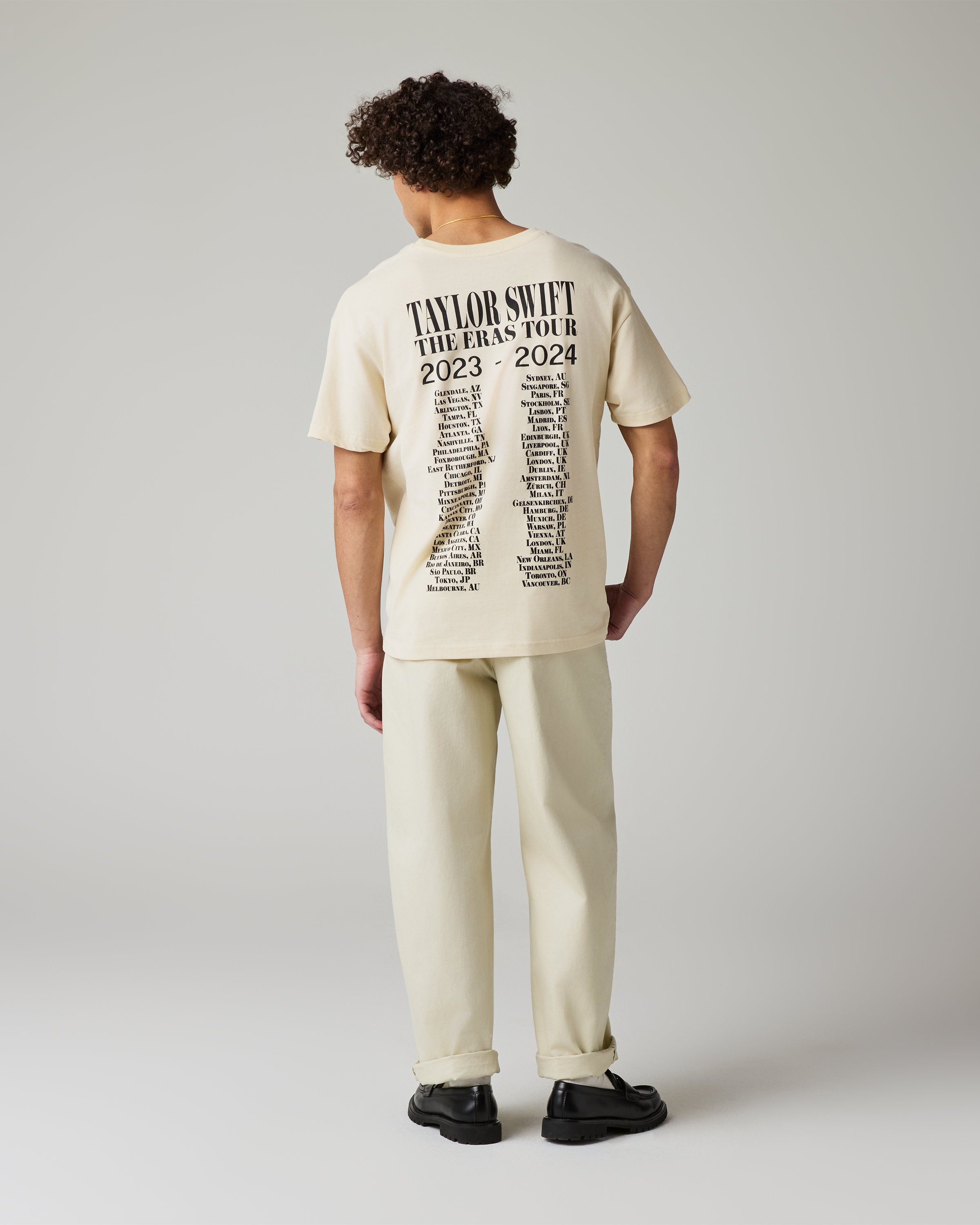 Taylor Swift | The Eras Tour Through Vancouver Beige T-Shirt