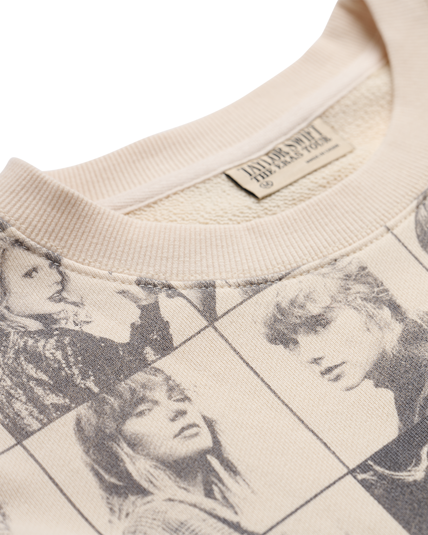 Taylor Swift | The Eras Tour Cropped Beige Pullover