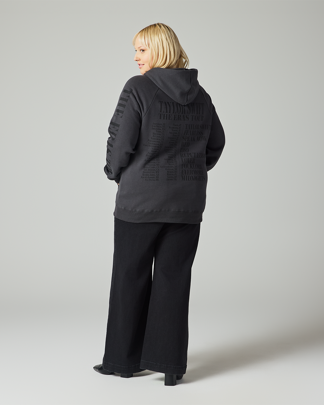 Taylor Swift | The Eras Tour Through London Black Hoodie