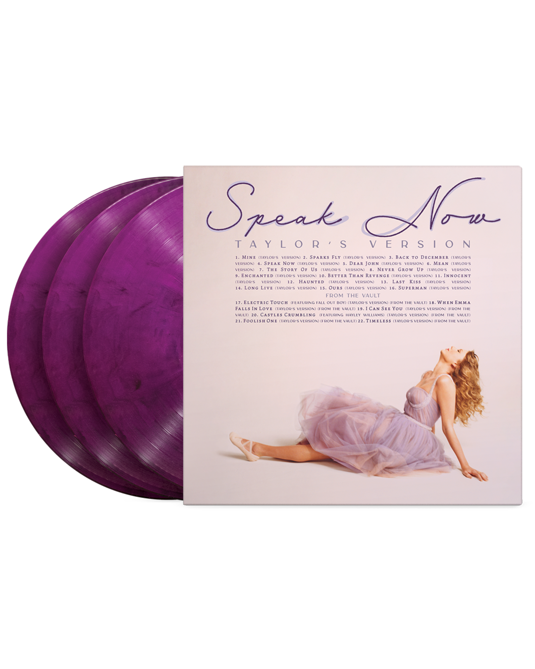 Speak Now (Taylor's Version) 3LP Orchid Marbled Vinyl