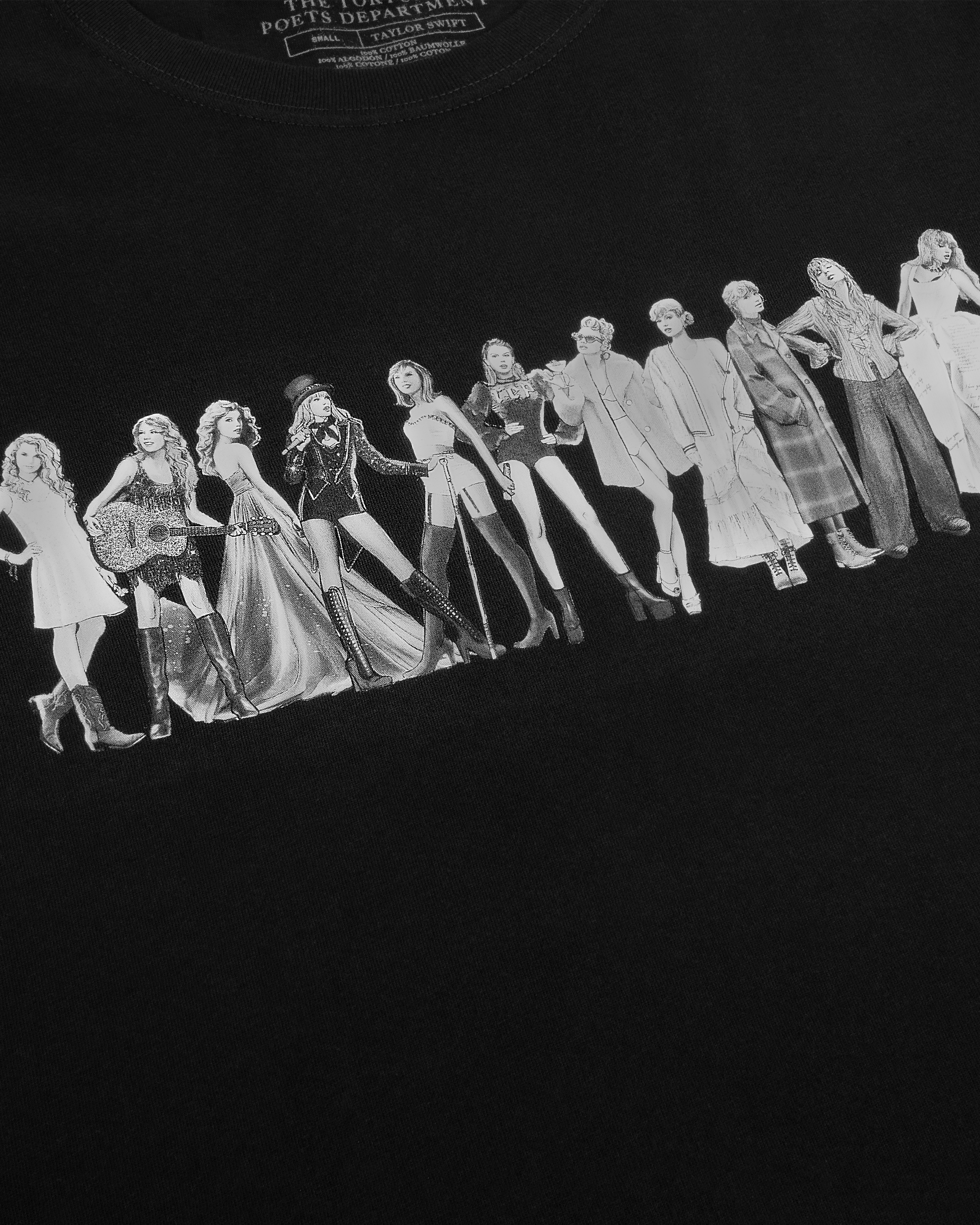 TTPD Eras Black T-Shirt