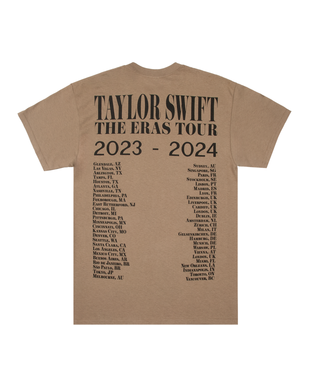 Taylor Swift | The Eras Tour Taupe T-Shirt