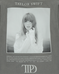 The Tortured Poets Department Gray Photo Long Sleeve T-Shirt