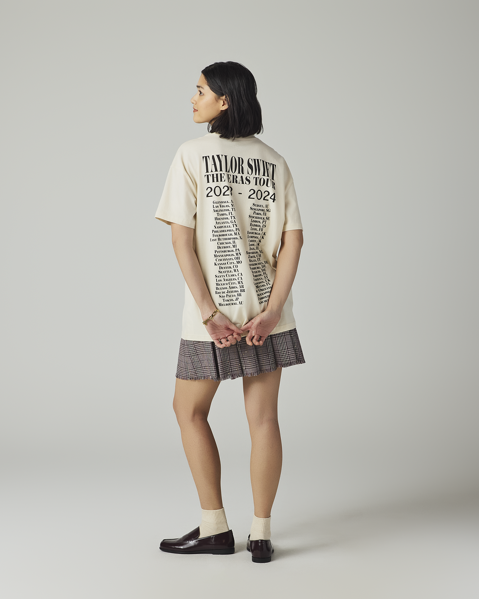 Taylor Swift | The Eras Tour Through Vancouver Beige T-Shirt