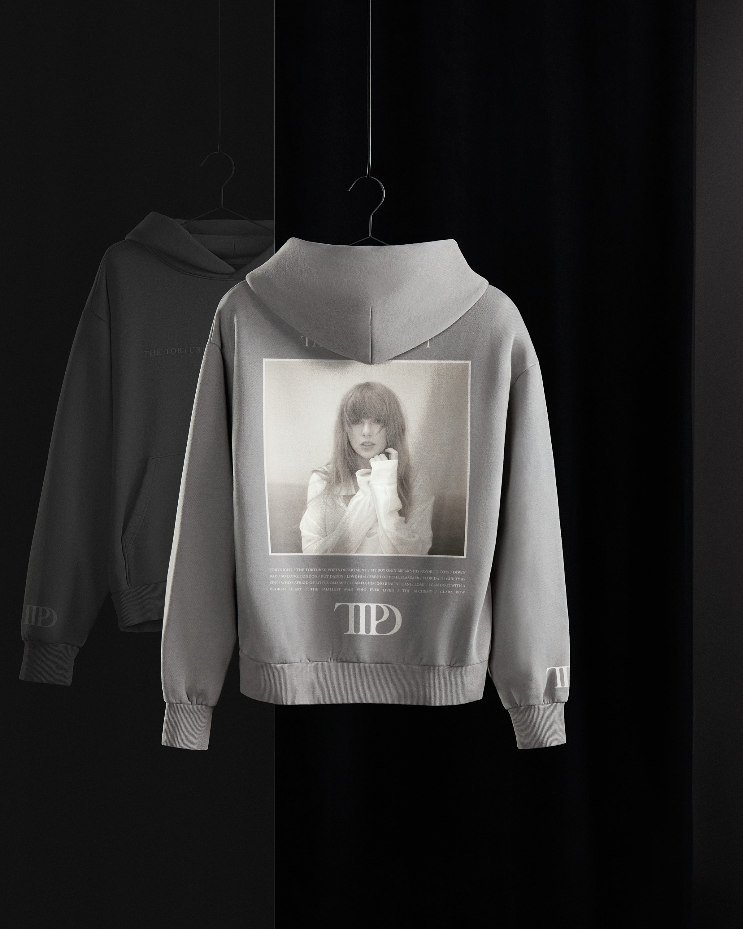 The Tortured Poets Department Gray Hoodie