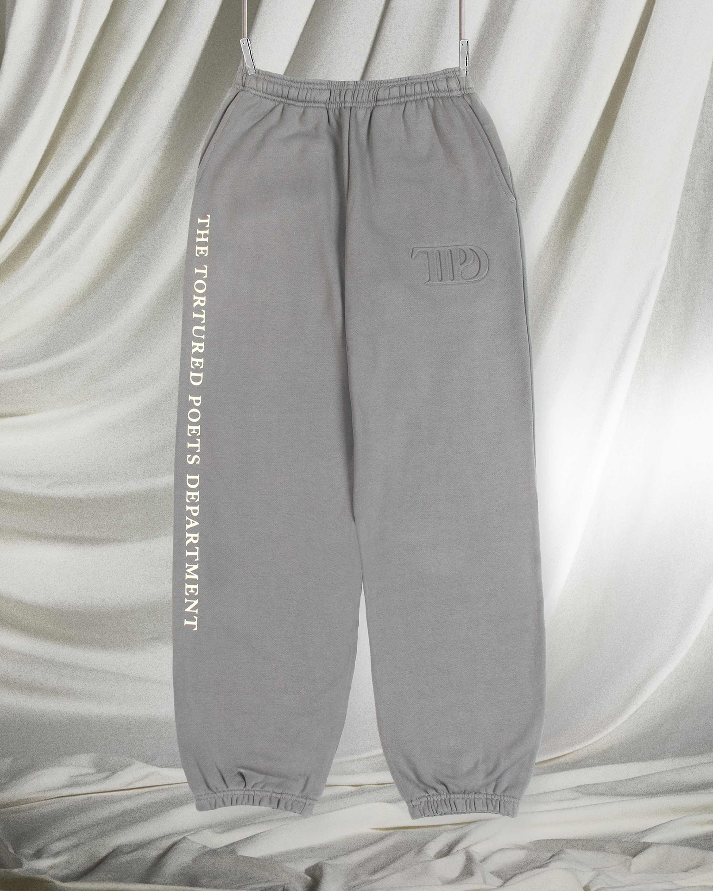 TTPD Gray Embossed Sweatpants