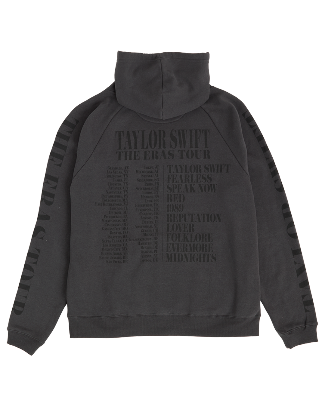 Taylor Swift | The Eras Tour Through London Black Hoodie