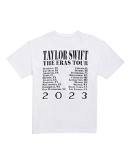 Taylor Swift | The Eras Tour Through LA White T-Shirt