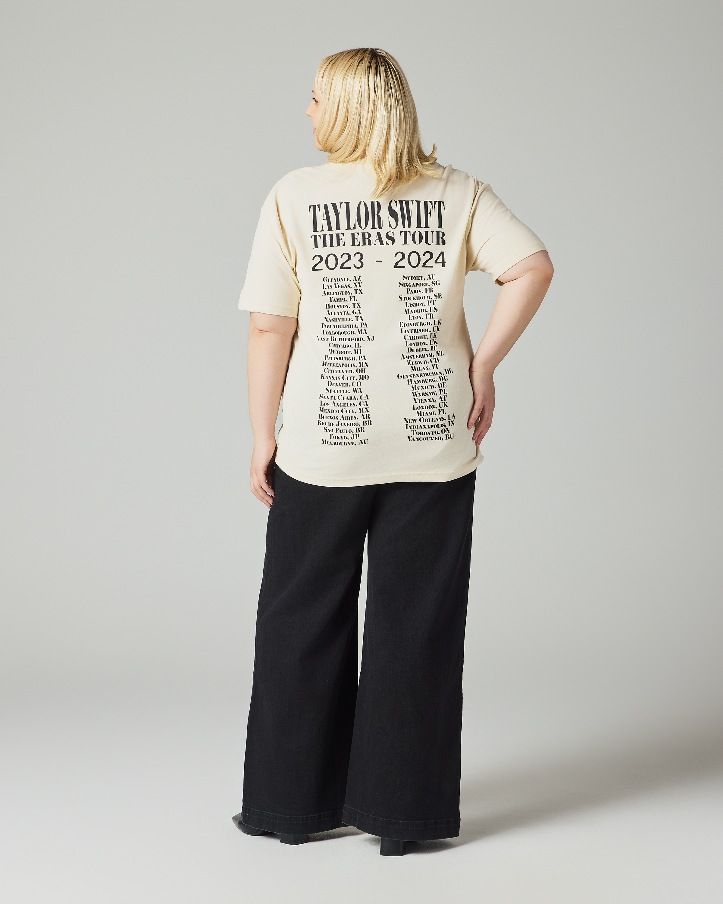 Taylor Swift | The Eras Tour Through Vancouver Beige T-Shirt