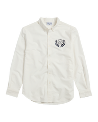 TS Crest White Oxford Shirt