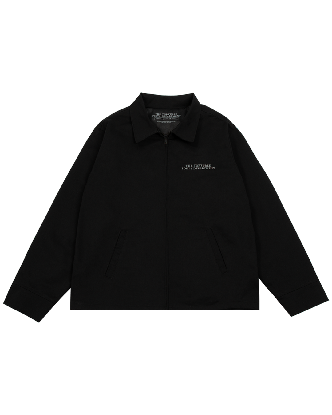 The Tortured Poets Department Black Jacket & 2 Patch Set Bundle