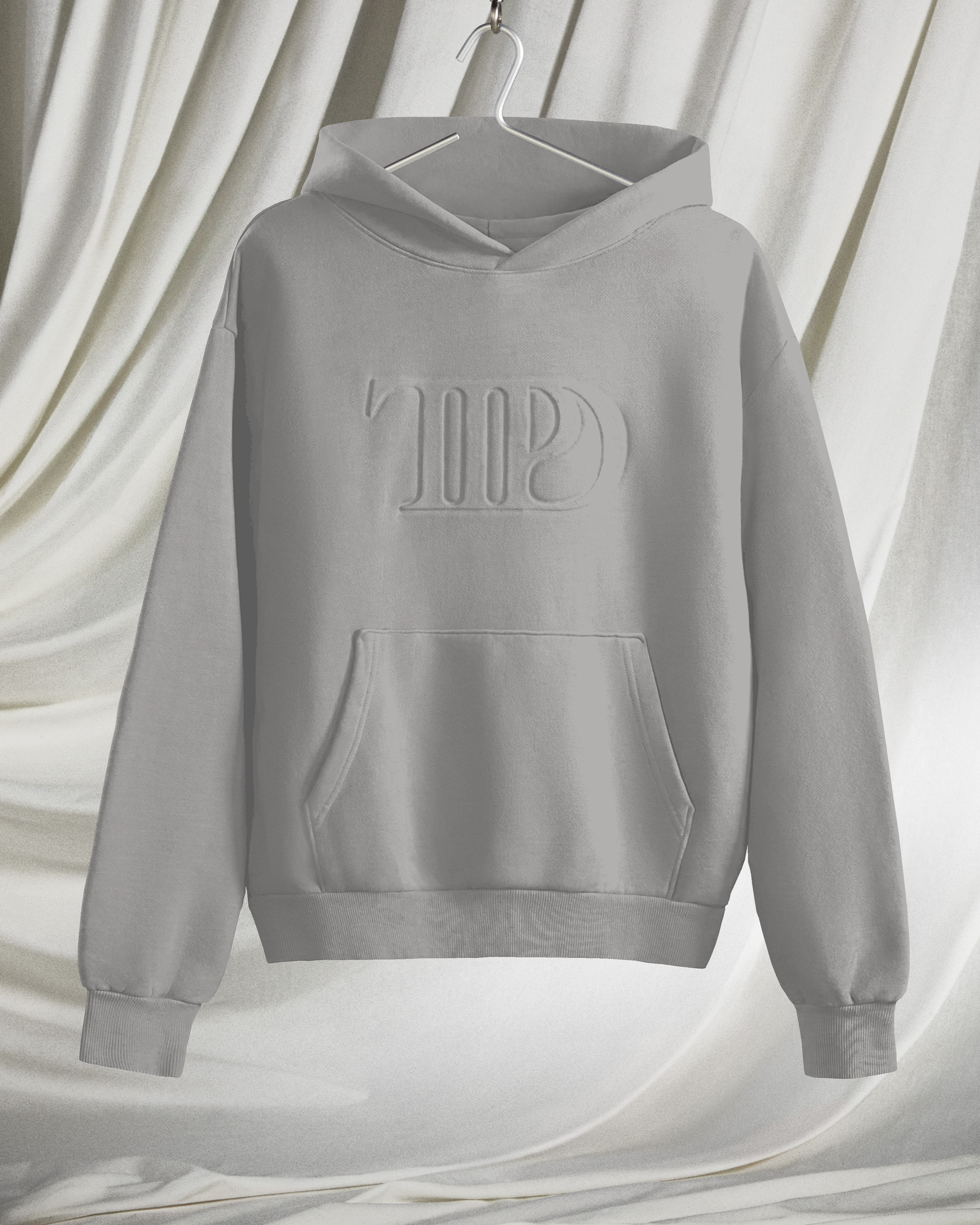 TTPD Gray Embossed Hoodie