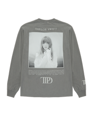 The Tortured Poets Department Gray Photo Long Sleeve T-Shirt