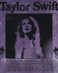 Speak Now (Taylor's Version) Tracklist Purple Tie Dye T-Shirt