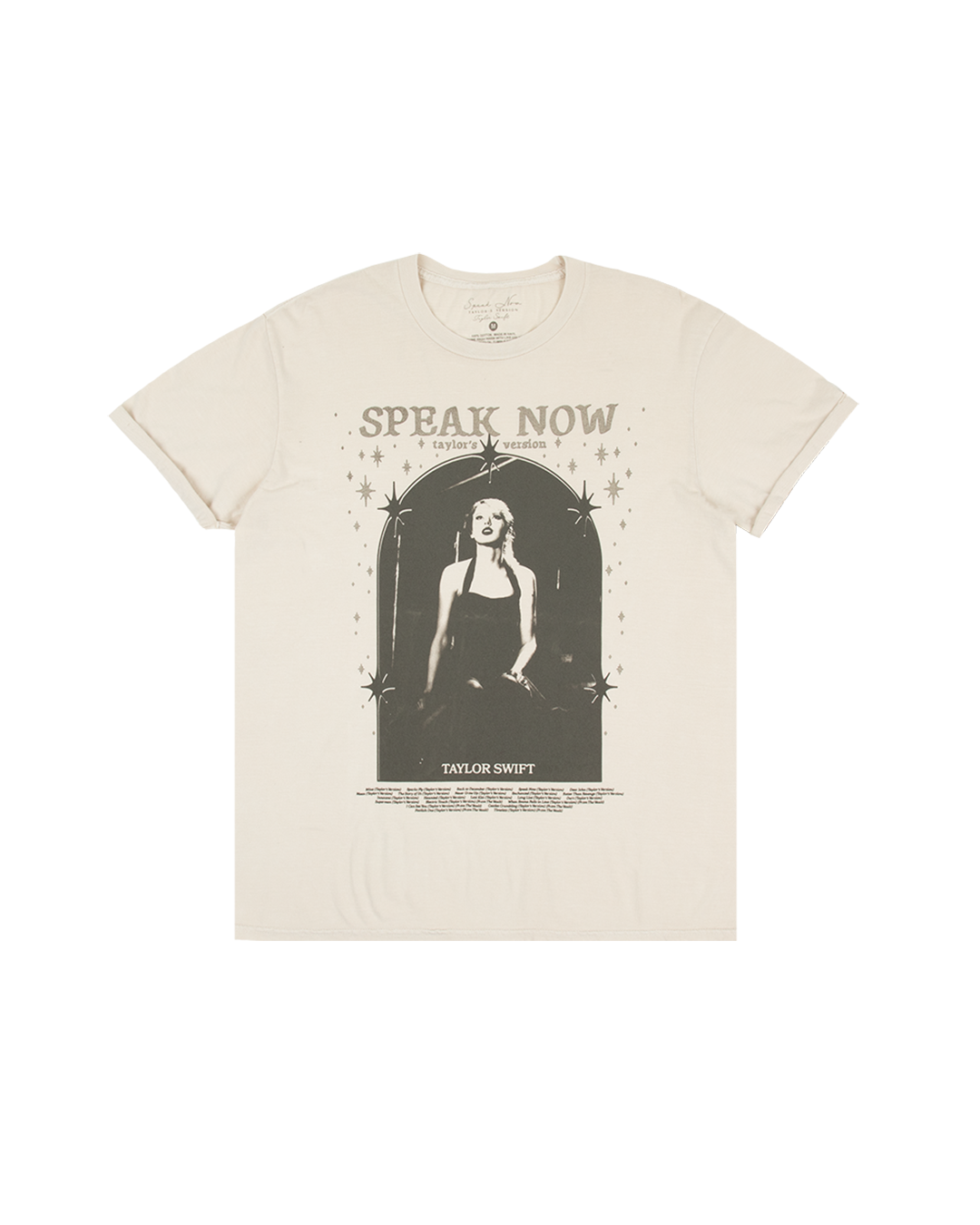 Speak Now (Taylor's Version) Tracklist Taupe T-Shirt