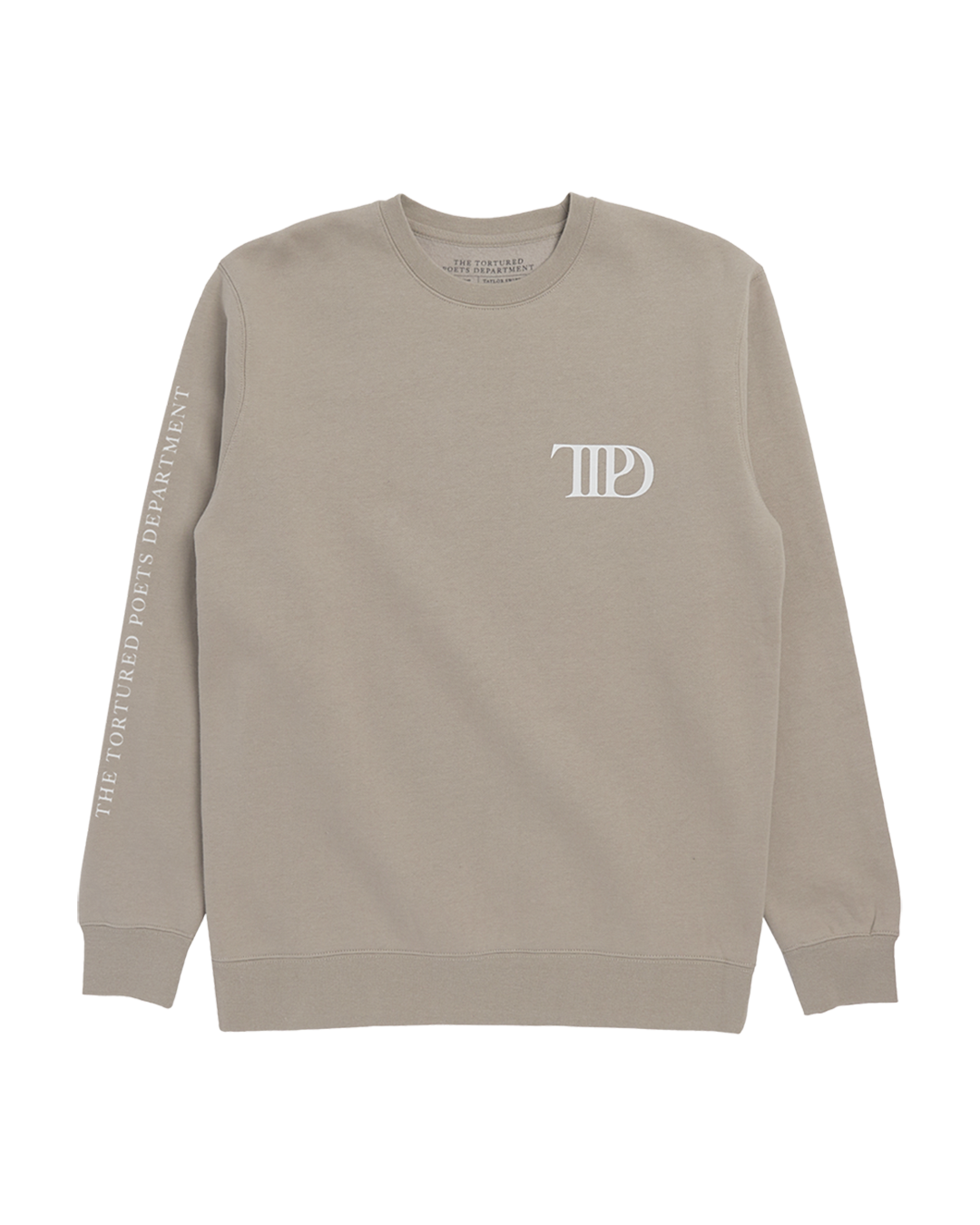 The Tortured Poets Department Beige Crewneck