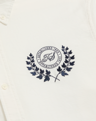 TS Crest White Oxford Shirt