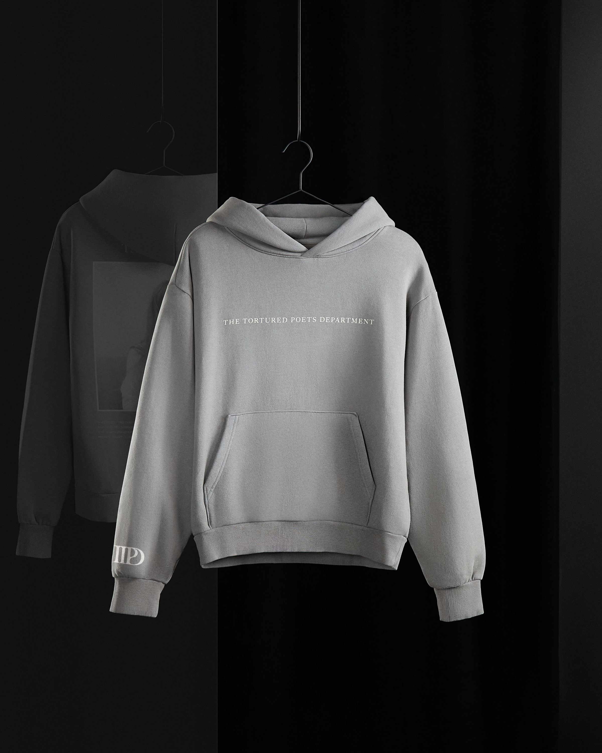 The Tortured Poets Department Gray Hoodie