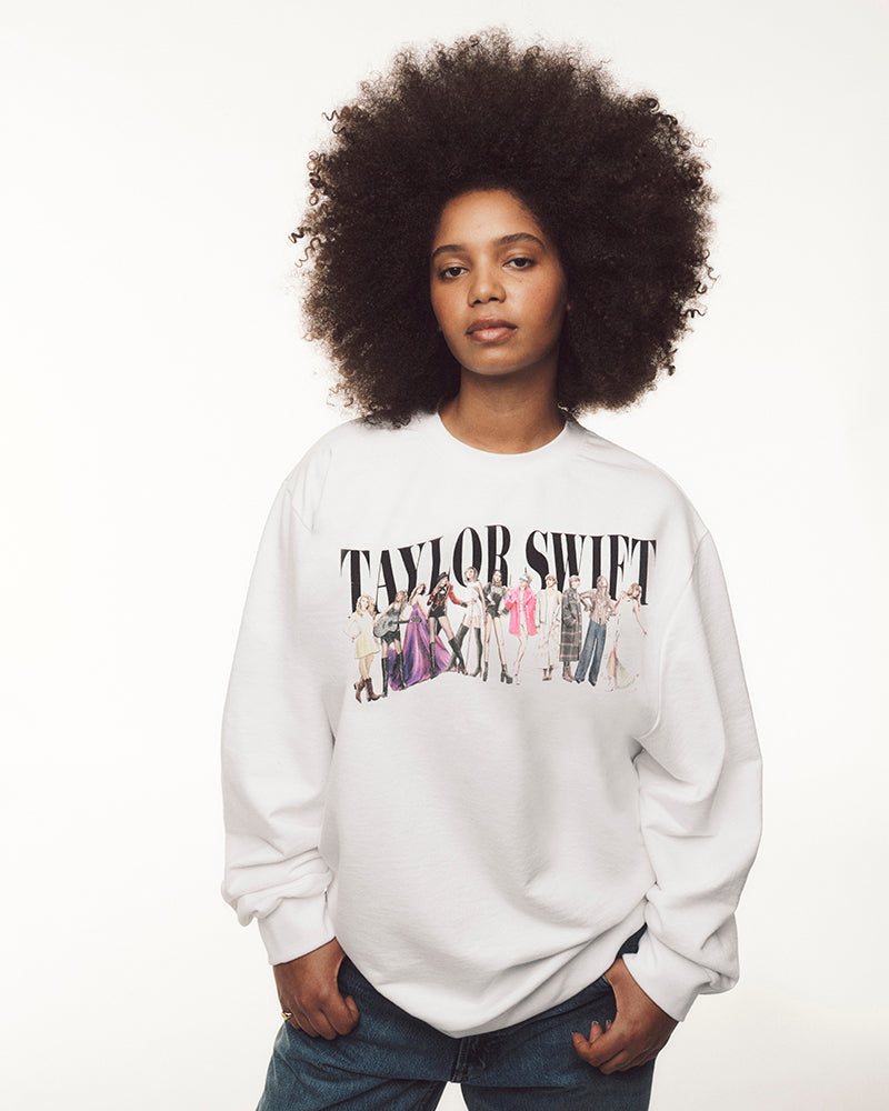 TTPD Eras White Crewneck