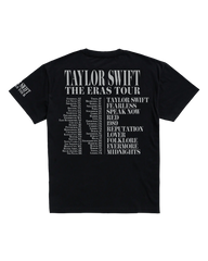 Taylor Swift | The Eras Tour Through London Black T-Shirt