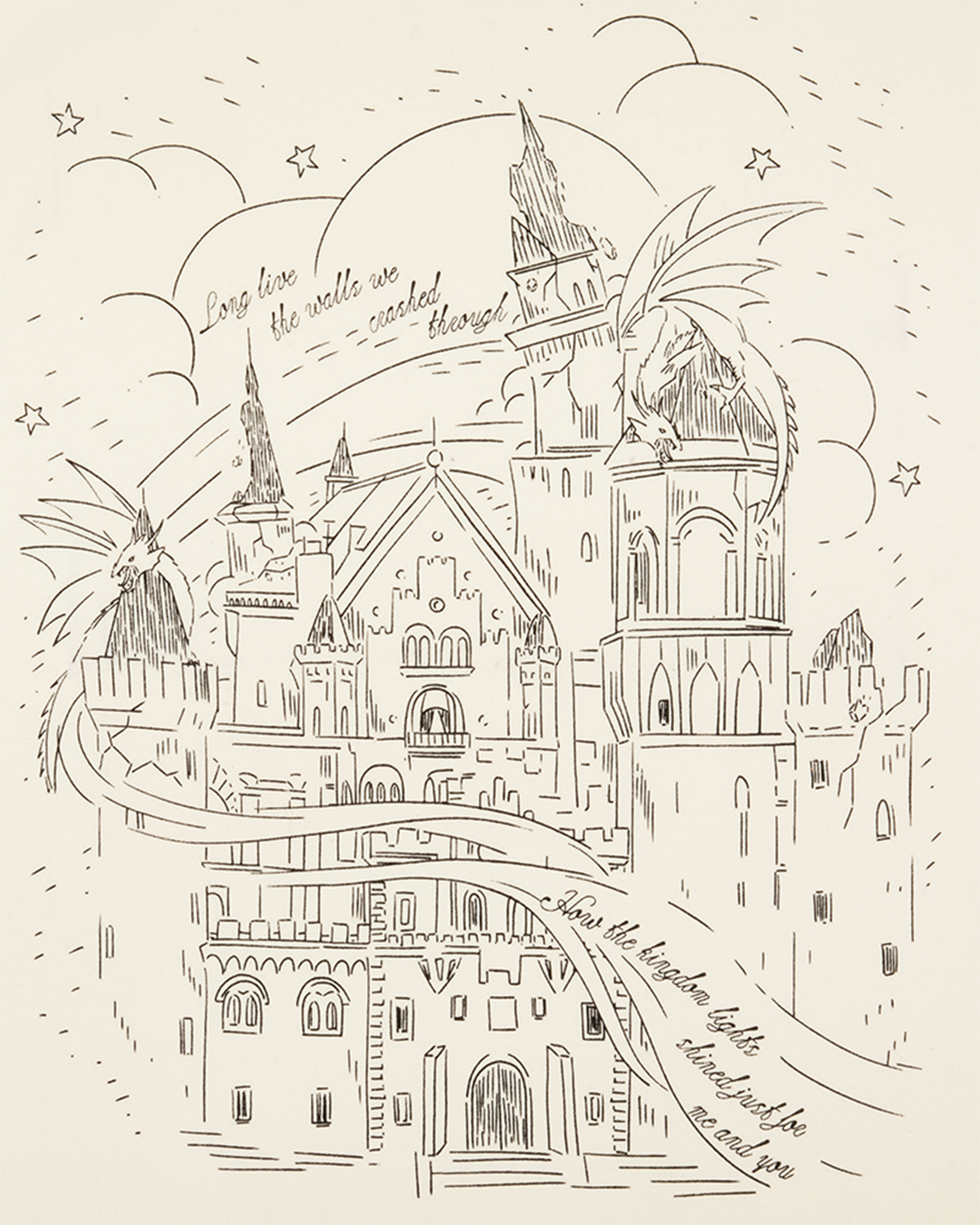 How The Kingdom Lights Shined Cream Baby T-Shirt