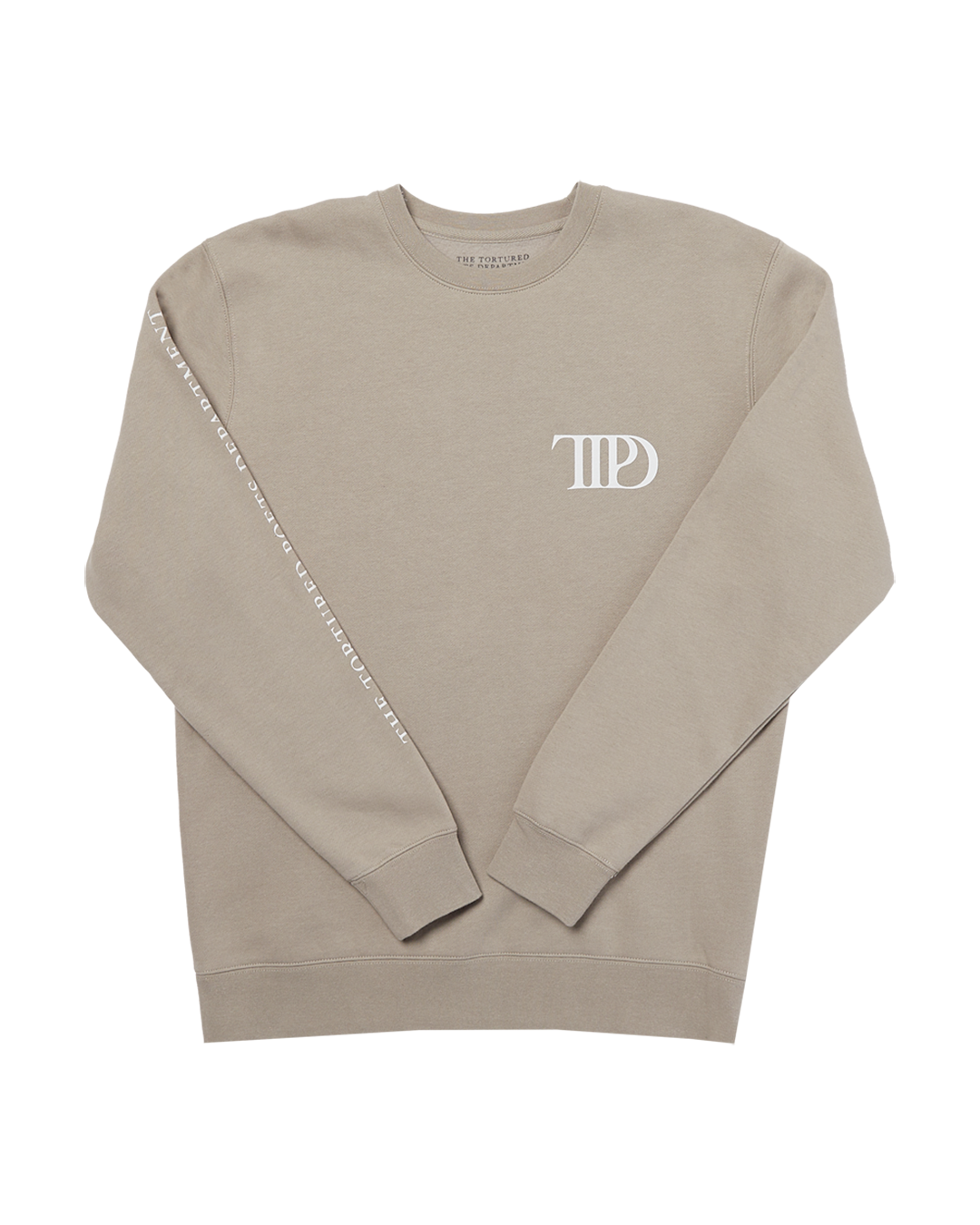 The Tortured Poets Department Beige Crewneck