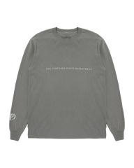 The Tortured Poets Department Gray Photo Long Sleeve T-Shirt