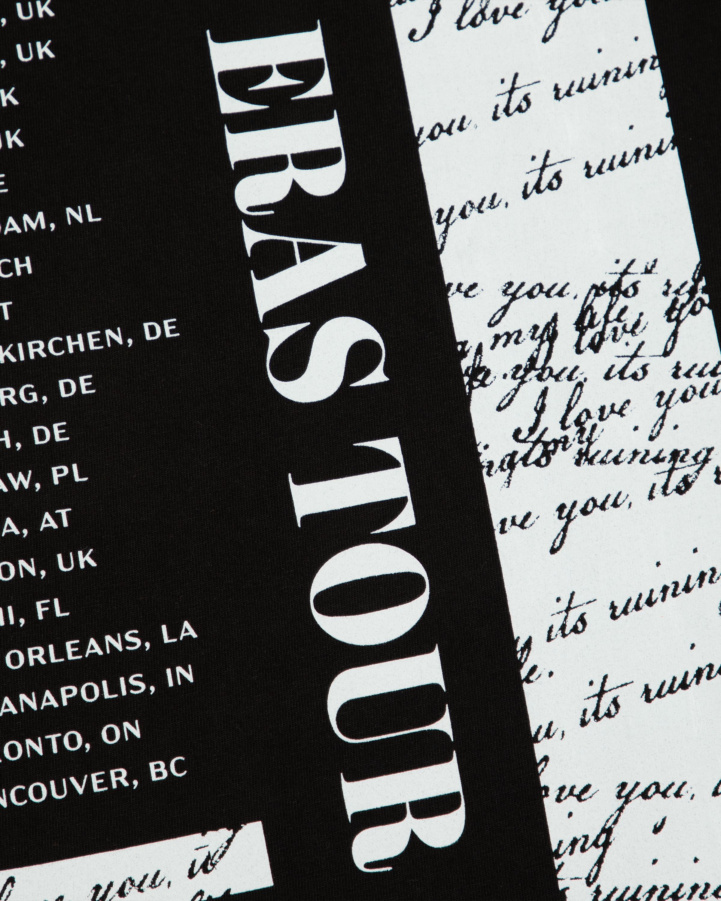 Taylor Swift | The Eras Tour TTPD Live Photo Oversized T-Shirt