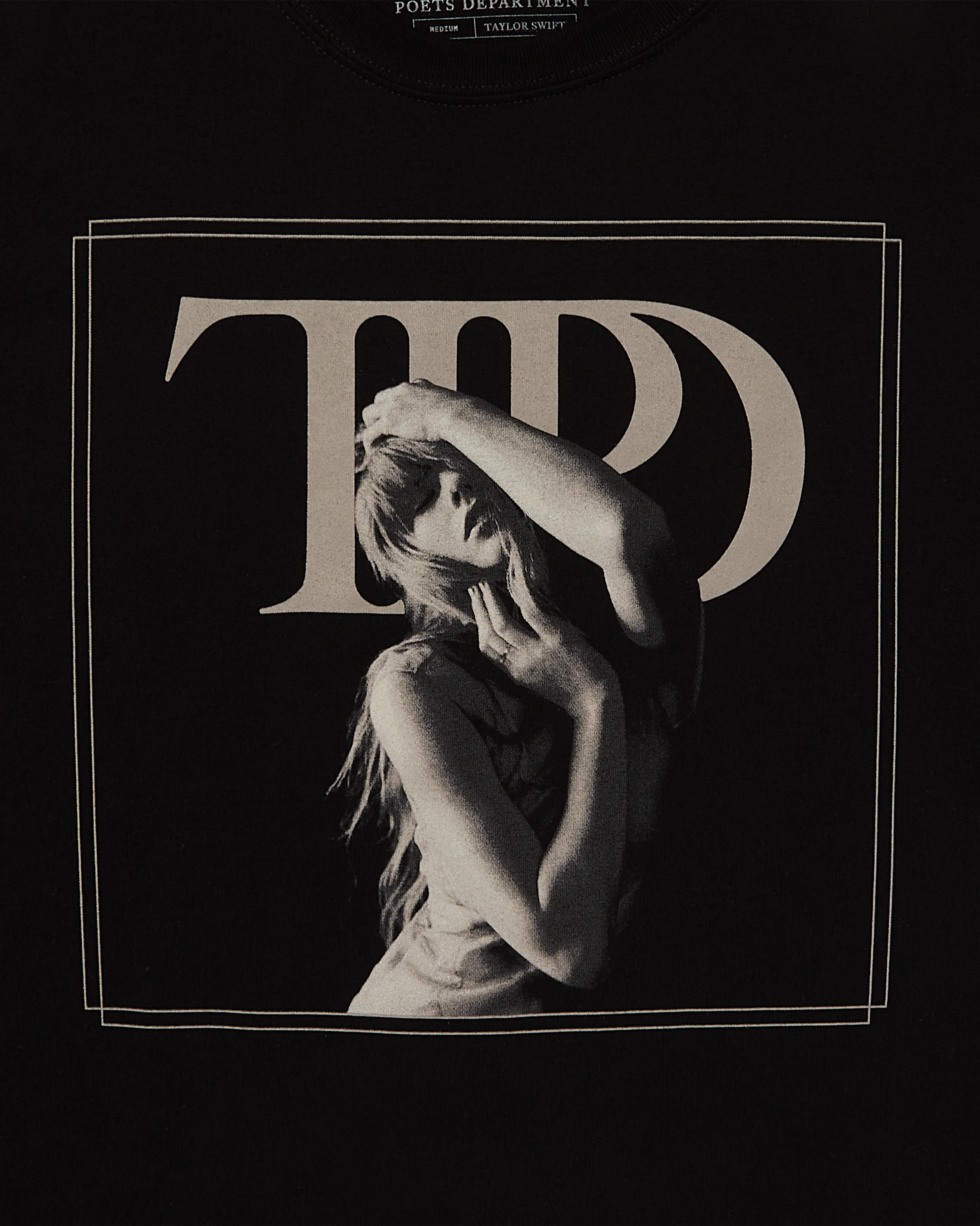 The Tortured Poets Department Black Photo T-Shirt