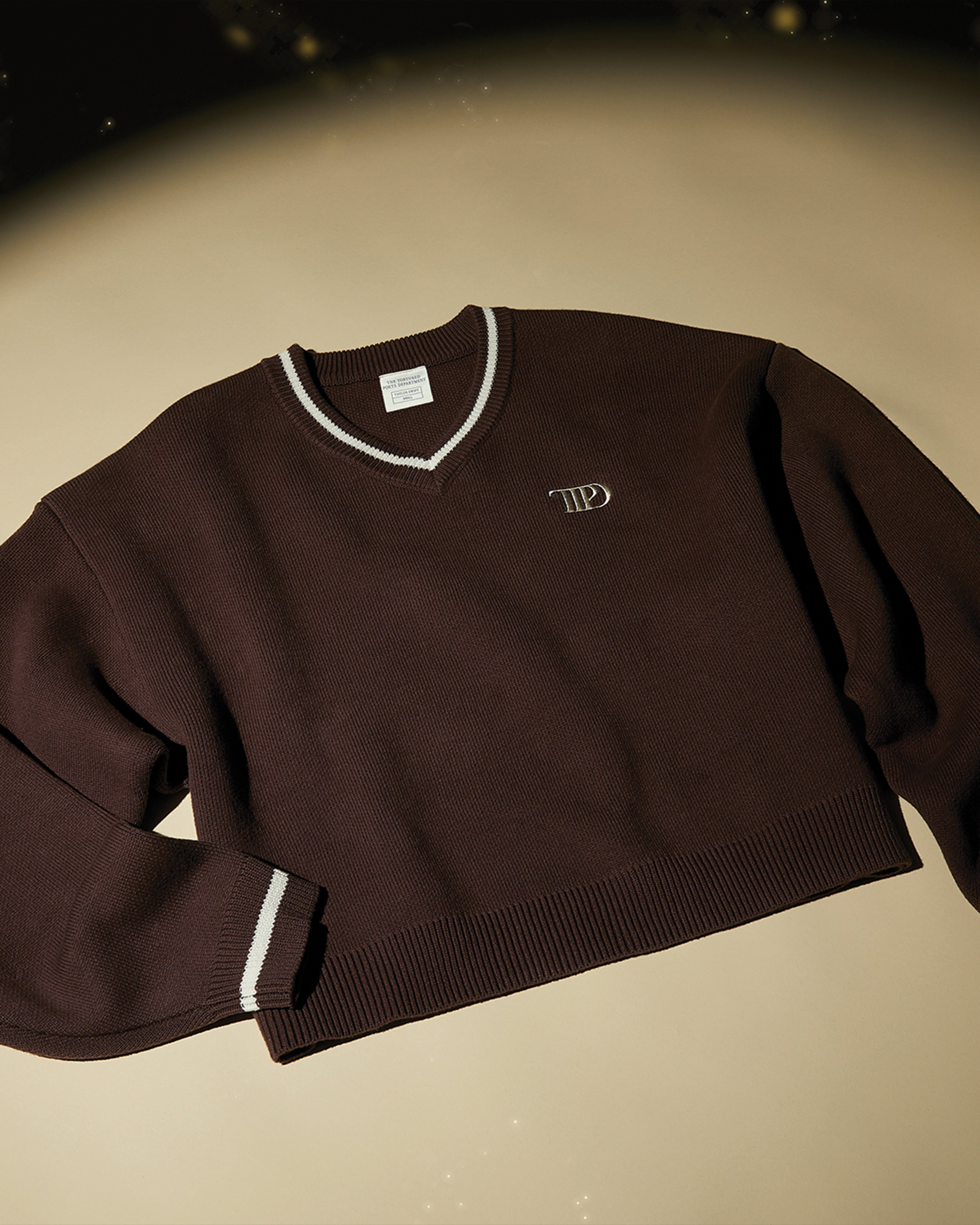 TTPD V-Neck Cropped Sweater