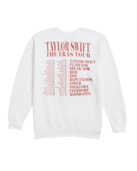 Taylor Swift | The Eras Tour Photo White Crewneck