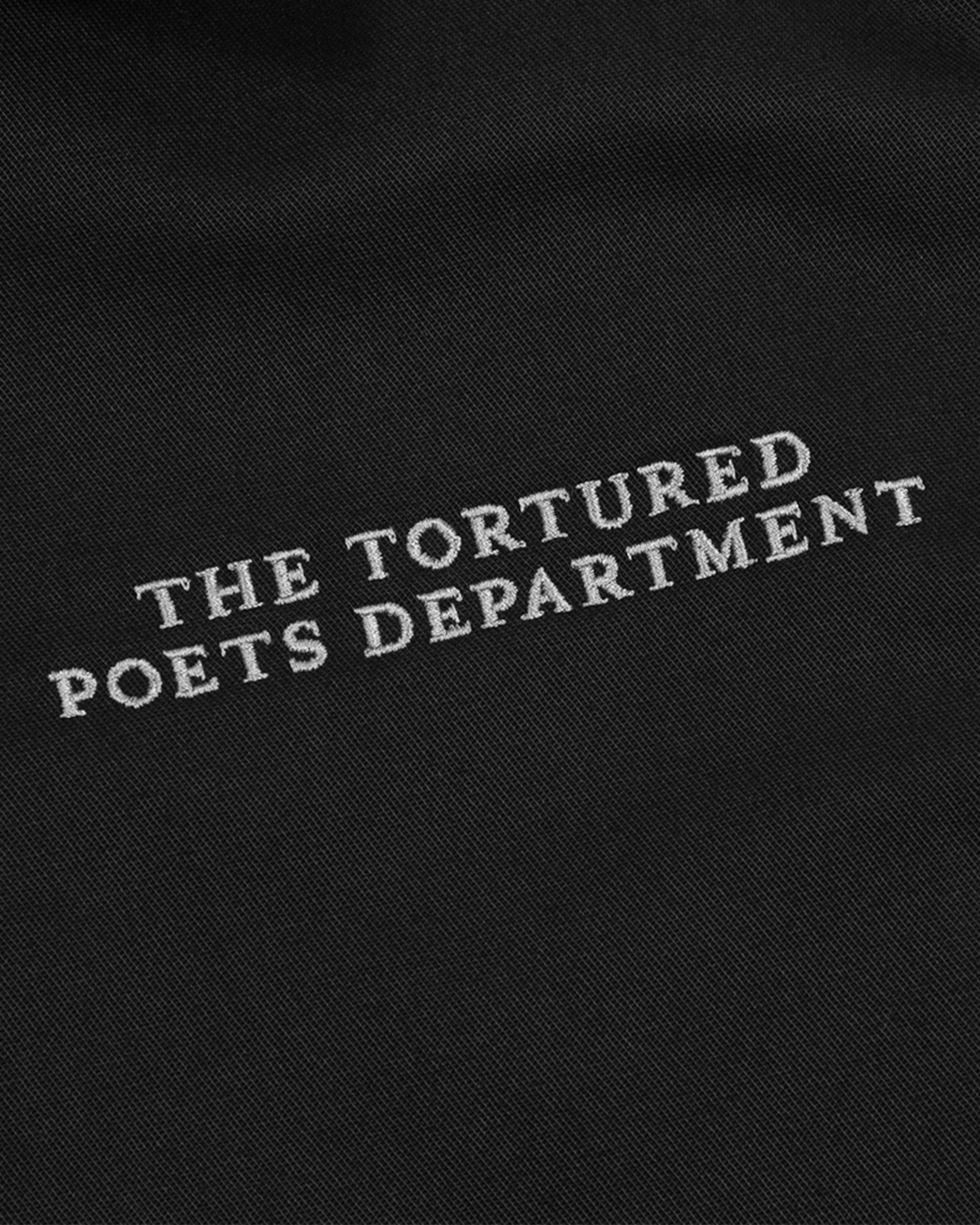 The Tortured Poets Department Black Jacket & 2 Patch Set Bundle