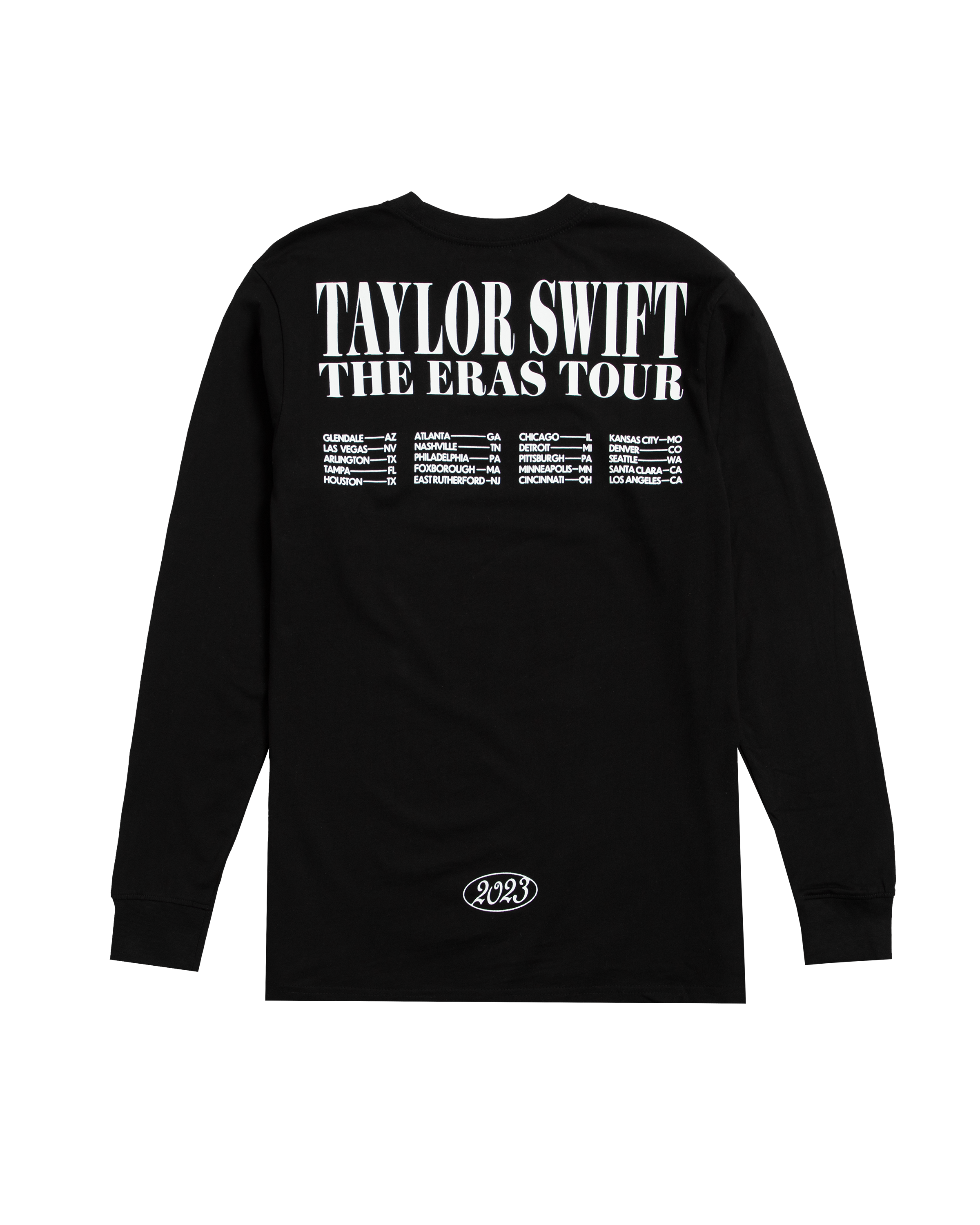 Taylor Swift | The Eras Tour Collage Black Long Sleeve