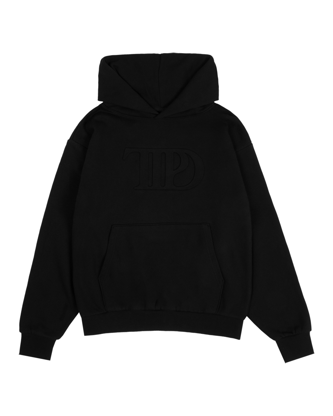 TTPD Black Embossed Hoodie