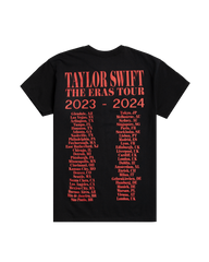 Taylor Swift | The Eras Tour Photo Black T-Shirt