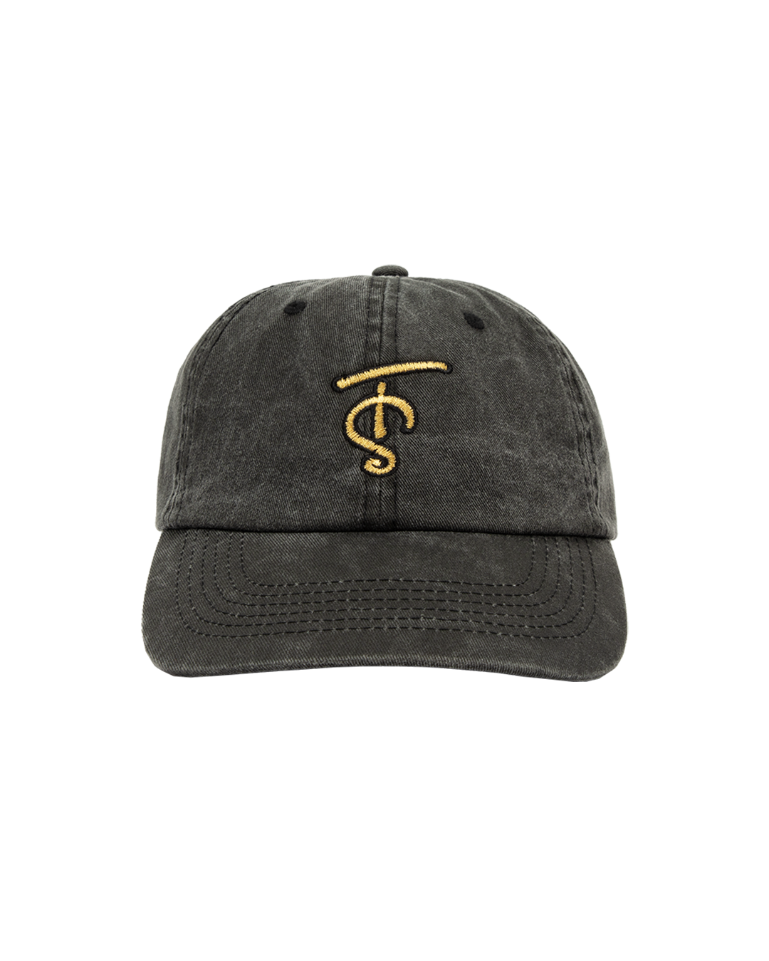 TS Washed Black Dad Hat