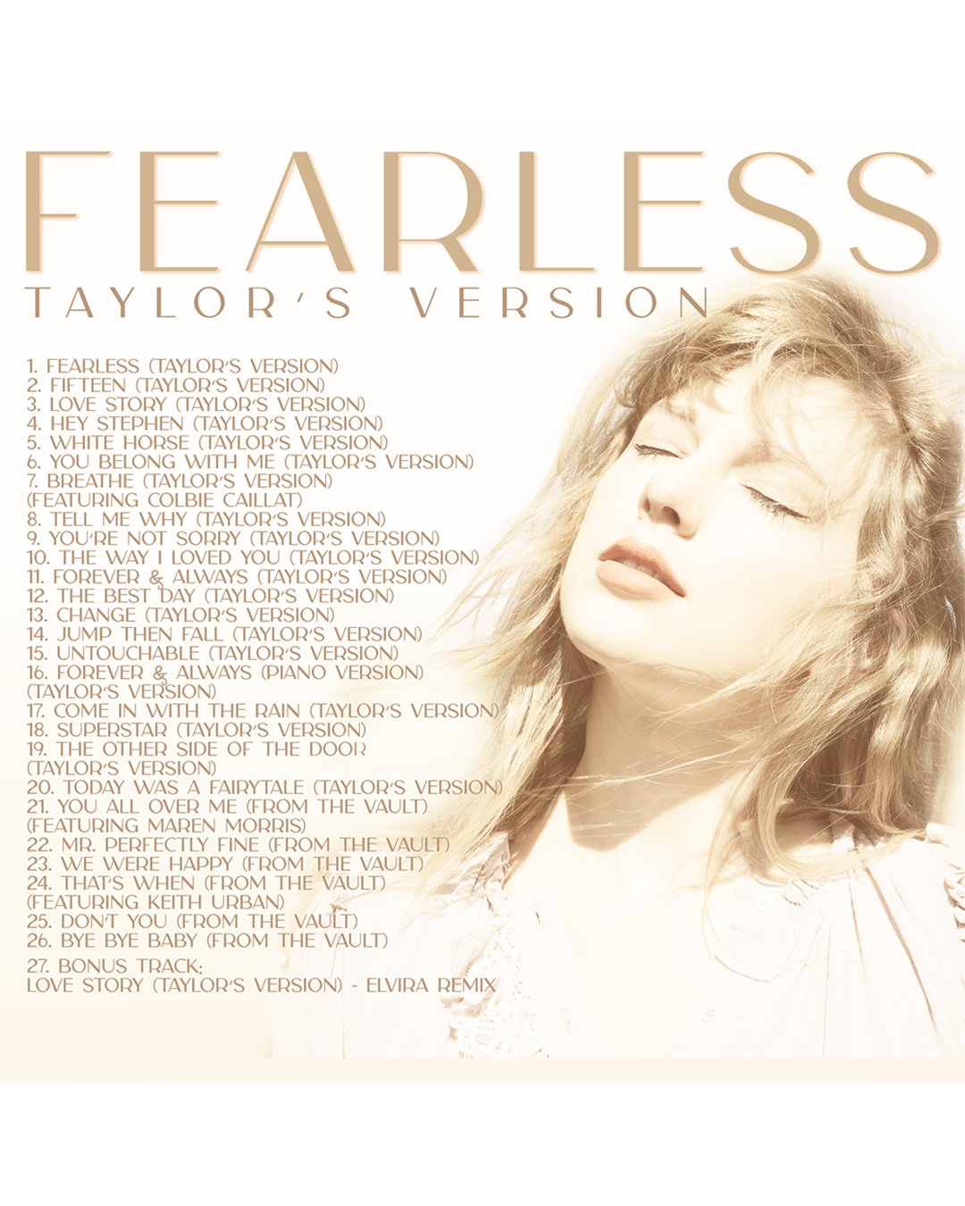 Fearless (Taylor's Version) CD