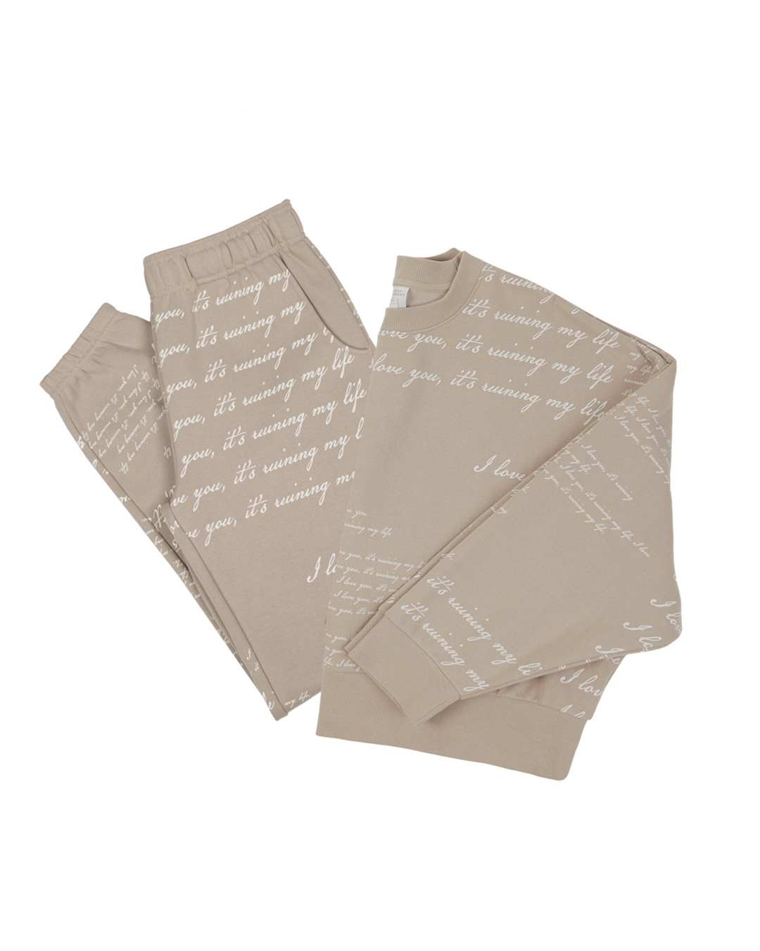 I Love You It's Ruining My Life Boxy Cropped Crewneck